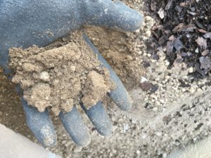 暗渠排水DIY 粘土質